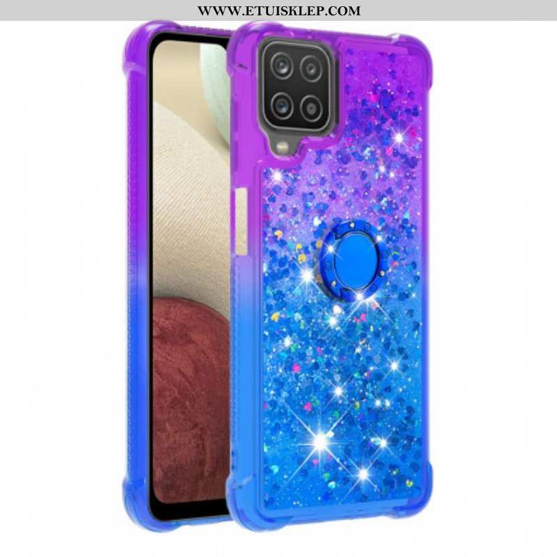 Futerały do Samsung Galaxy M12 / A12 Brokatowy Pierścień-wspornik
